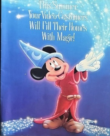 Actual Disney Magic / Sorcerer Mickey — home-video sales piece front photograph
