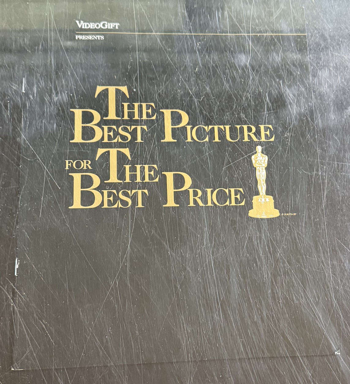Actual The Best Picture for the Best Price — VideoGift promotional poster front photograph