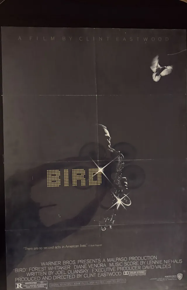 Actual Bird — Warner Home Video promotional folder front photograph