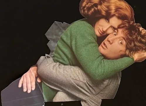 Actual Cross My Heart — die-cut video-store display front photograph