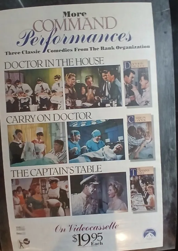 Actual More Command Performances — home-video compilation sales sheet front photograph