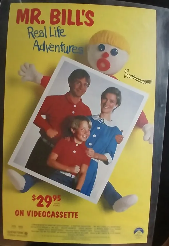 Actual Mr. Bill's Real Life Adventures — home-video promotional poster front photograph