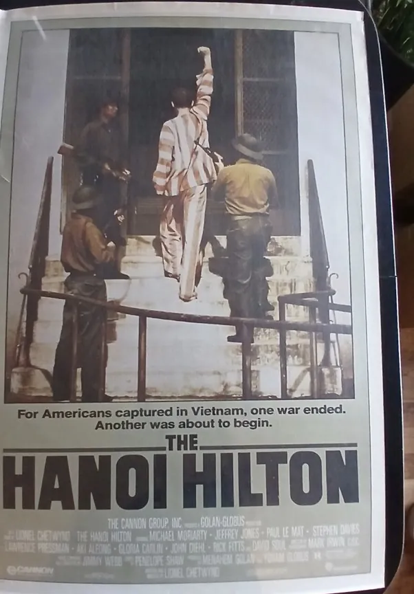 Actual The Hanoi Hilton — home-video promotional poster front photograph